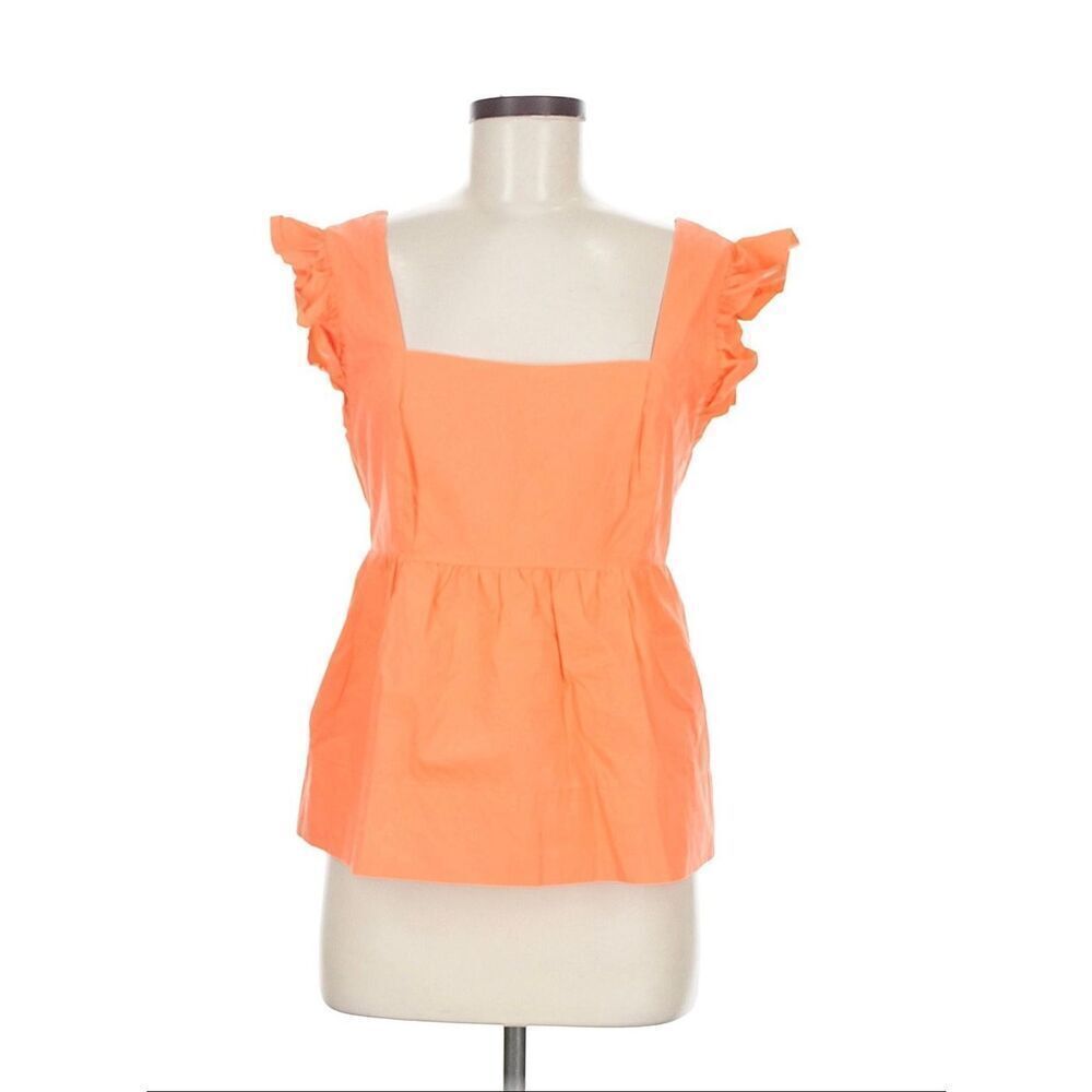 Lilly Pulitzer Tiana Babydoll Cotton Top Flamingo Feather- Size 8